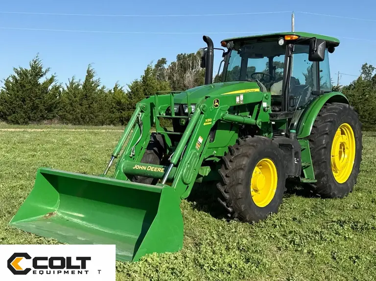 2016 John Deere 6120E MFWD tractor — photo 1