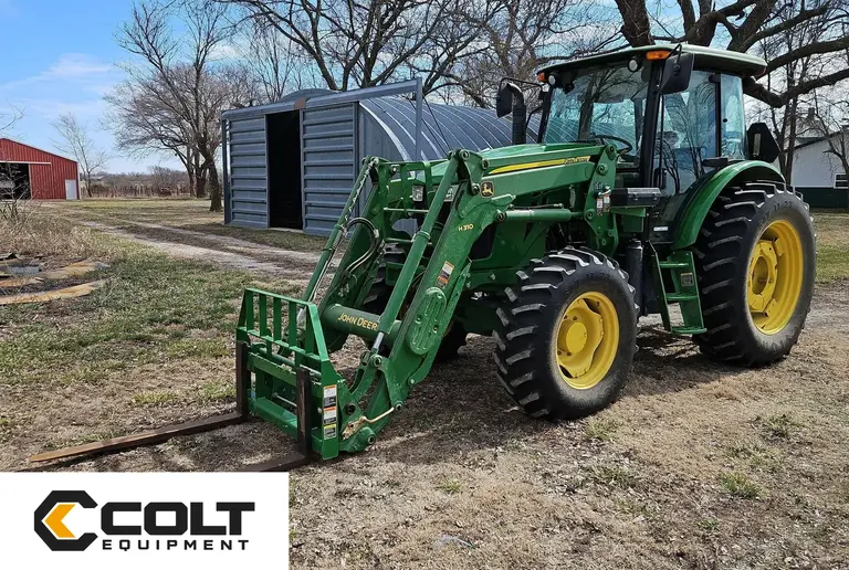 2014 John Deere 6140D MFWD tractor — photo 1